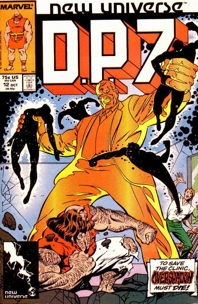 Cover for D.P. 7 (Marvel, 1986 series) #12 [Direct]