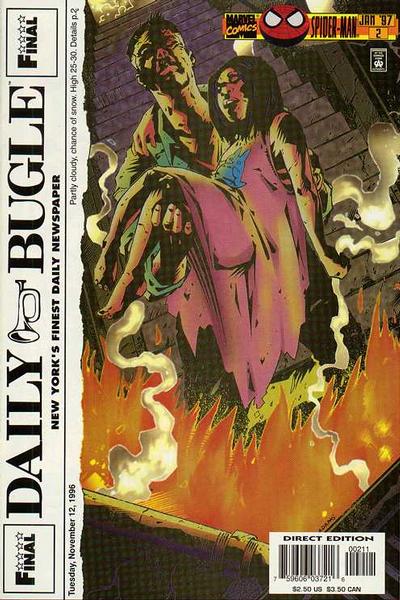 Cover for Daily Bugle (Marvel, 1996 series) #2 [Direct Edition]