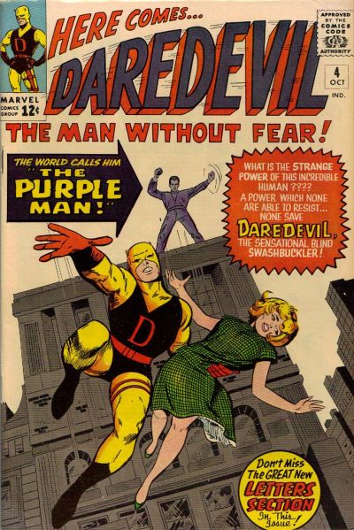 Cover for Daredevil (Marvel, 1964 series) #4