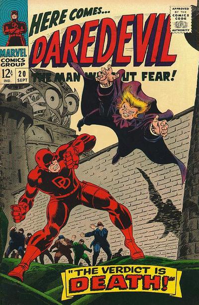 Cover for Daredevil (Marvel, 1964 series) #20