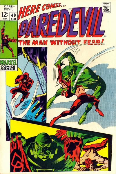 Cover for Daredevil (Marvel, 1964 series) #49