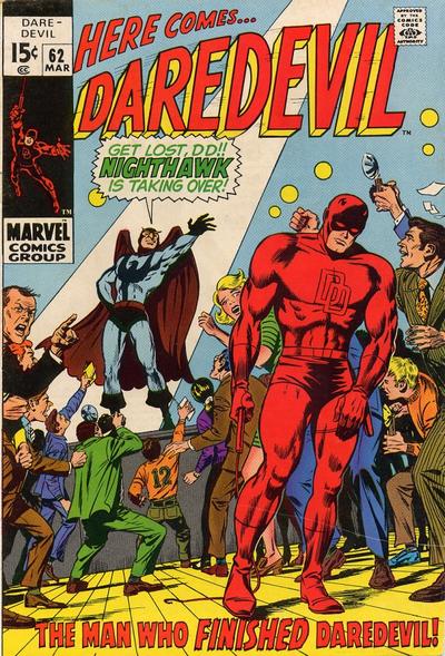 Cover for Daredevil (Marvel, 1964 series) #62