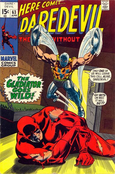 Cover for Daredevil (Marvel, 1964 series) #63
