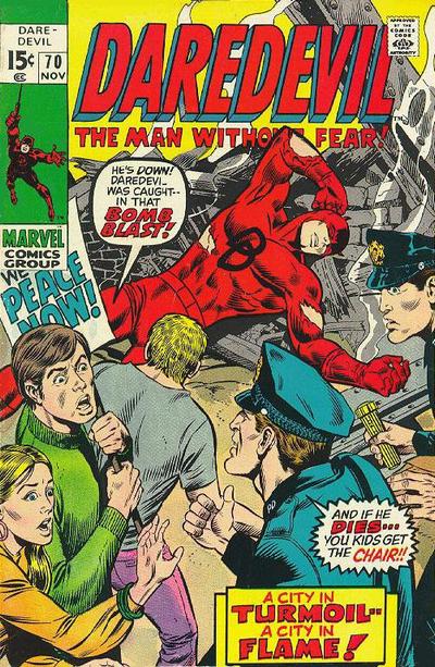 Cover for Daredevil (Marvel, 1964 series) #70