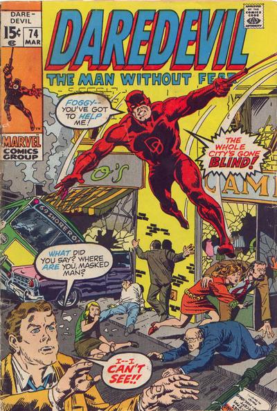 Cover for Daredevil (Marvel, 1964 series) #74