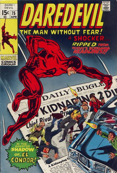 Cover for Daredevil (Marvel, 1964 series) #75