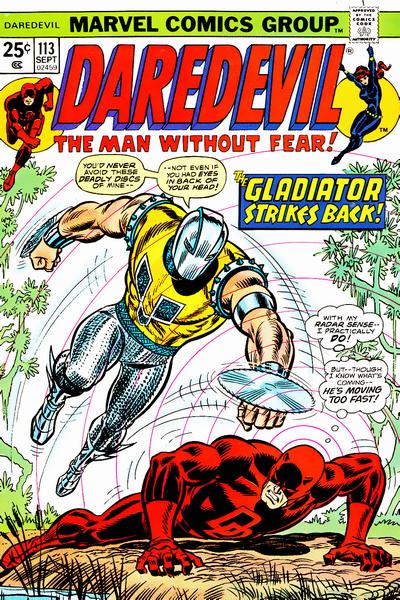 Cover for Daredevil (Marvel, 1964 series) #113