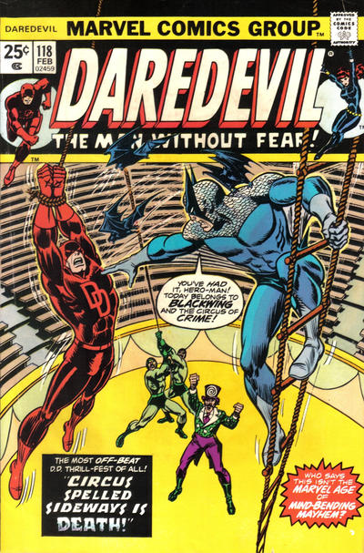 Cover for Daredevil (Marvel, 1964 series) #118
