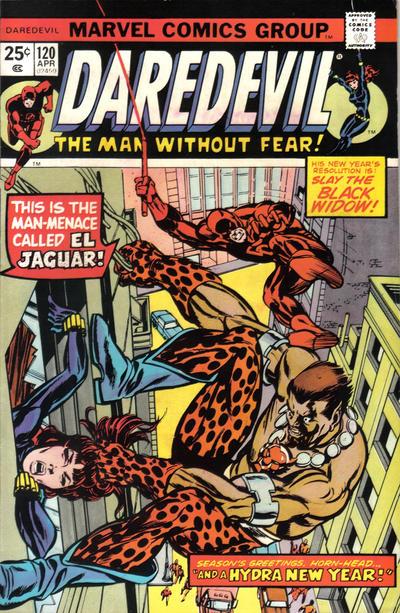 Cover for Daredevil (Marvel, 1964 series) #120 [Regular Edition]