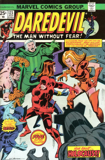 Cover for Daredevil (Marvel, 1964 series) #123 [Regular Edition]