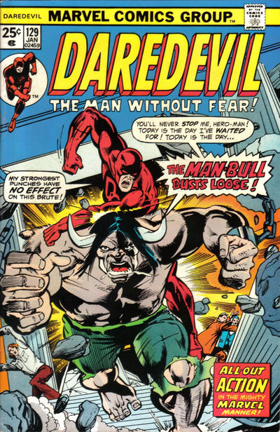 Cover for Daredevil (Marvel, 1964 series) #129 [Regular Edition]