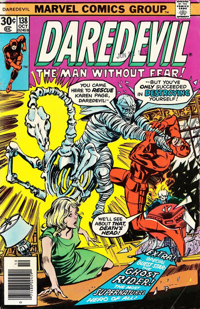 Cover for Daredevil (Marvel, 1964 series) #138 [Regular Edition]