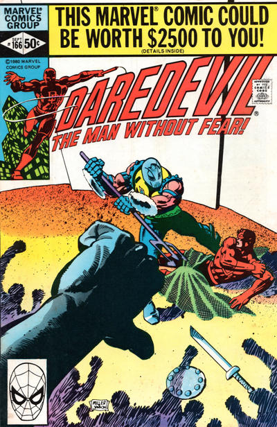 Cover for Daredevil (Marvel, 1964 series) #166 [Direct]
