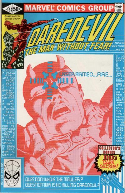 Cover for Daredevil (Marvel, 1964 series) #167 [Direct]