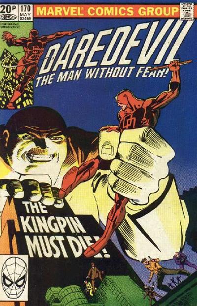 Cover for Daredevil (Marvel, 1964 series) #170 [British]