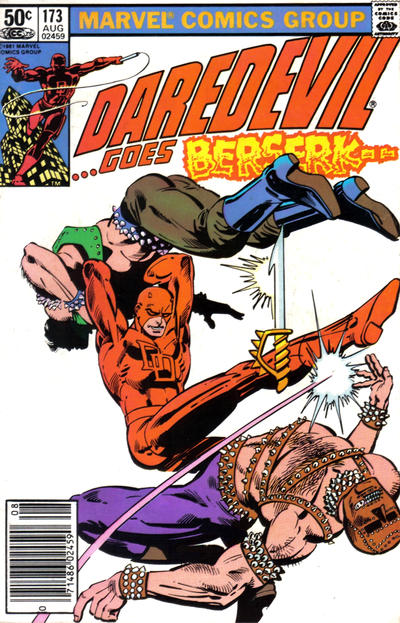 Cover for Daredevil (Marvel, 1964 series) #173 [Newsstand]