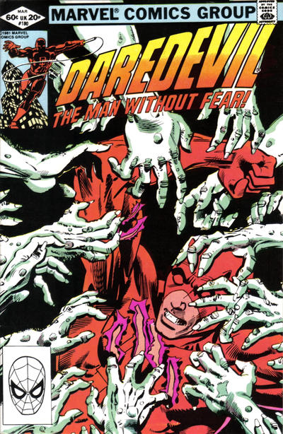 Cover for Daredevil (Marvel, 1964 series) #180 [Direct]