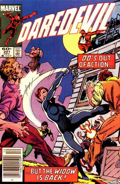 Cover for Daredevil (Marvel, 1964 series) #201 [Newsstand]