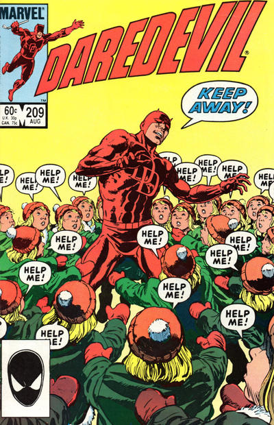 Cover for Daredevil (Marvel, 1964 series) #209 [Direct]