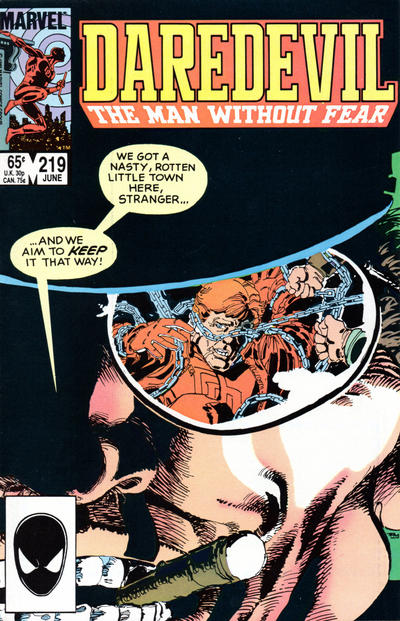 Cover for Daredevil (Marvel, 1964 series) #219 [Direct]