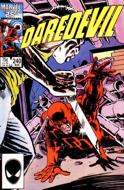 Cover for Daredevil (Marvel, 1964 series) #240 [Direct]