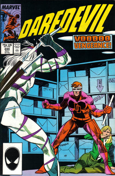 Cover for Daredevil (Marvel, 1964 series) #244 [Direct]