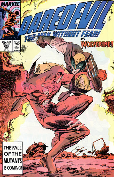 Cover for Daredevil (Marvel, 1964 series) #249 [Direct]