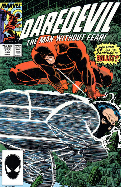 Cover for Daredevil (Marvel, 1964 series) #250 [Direct]