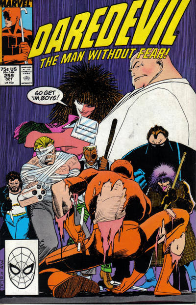 Cover for Daredevil (Marvel, 1964 series) #259 [Direct]