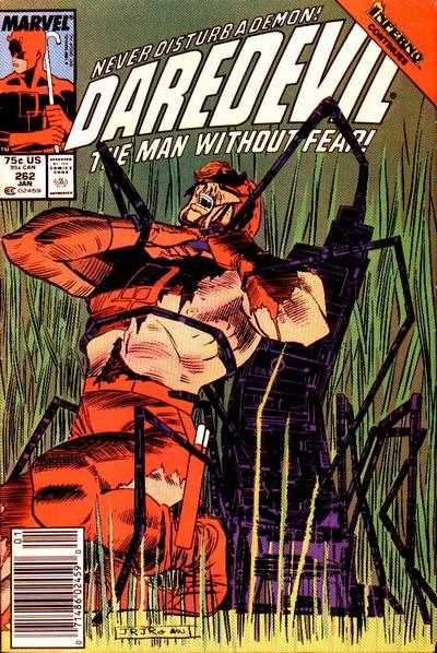 Cover for Daredevil (Marvel, 1964 series) #262 [Newsstand]