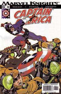 Cover for Captain America (Marvel, 2002 series) #26 [Direct Edition]