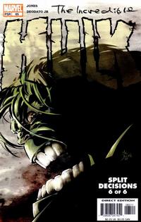 Cover for Incredible Hulk (Marvel, 2000 series) #65 [Direct Edition]