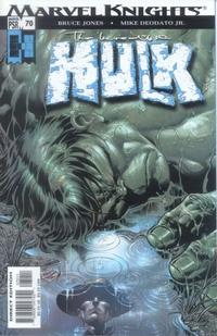 Cover for Incredible Hulk (Marvel, 2000 series) #70 [Direct Edition]