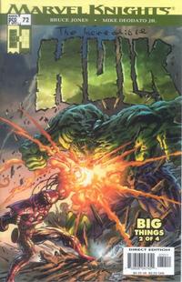 Cover Thumbnail for Incredible Hulk (Marvel, 2000 series) #72 [Direct Edition]