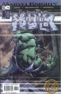 Cover for Incredible Hulk (Marvel, 2000 series) #76 [Direct Edition]