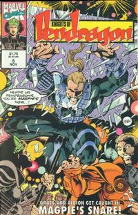 Cover Thumbnail for Knights of Pendragon (Marvel, 1992 series) #5