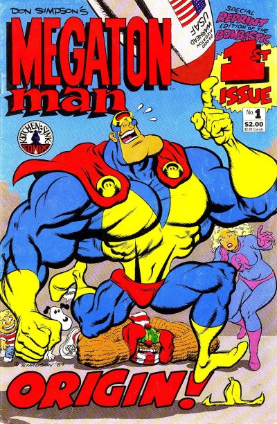 Cover for Megaton Man (Kitchen Sink Press, 1989 series) #1