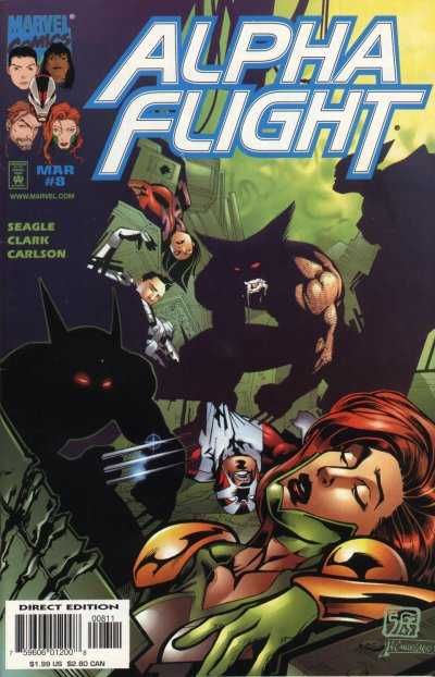 Cover for Alpha Flight (Marvel, 1997 series) #8 [Direct Edition]