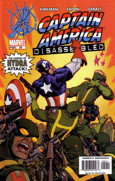 Cover for Captain America (Marvel, 2002 series) #29 [Direct Edition]