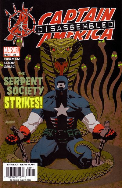 Cover for Captain America (Marvel, 2002 series) #31 [Direct Edition]