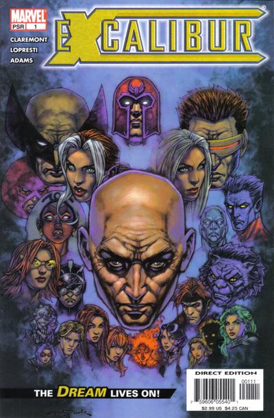 Cover for Excalibur (Marvel, 2004 series) #1 [Direct Edition]