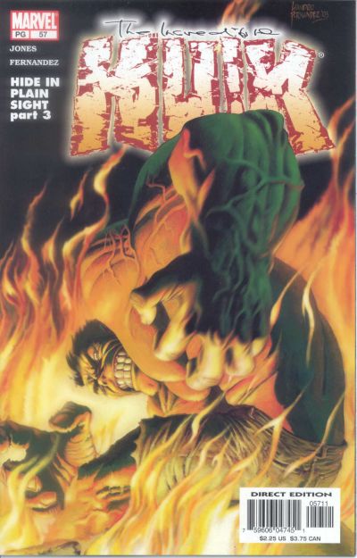 Cover for Incredible Hulk (Marvel, 2000 series) #57 [Direct Edition]