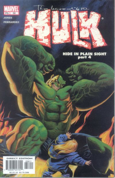 Cover for Incredible Hulk (Marvel, 2000 series) #58 [Direct Edition]