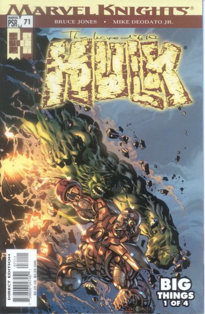 Cover for Incredible Hulk (Marvel, 2000 series) #71 [Direct Edition]