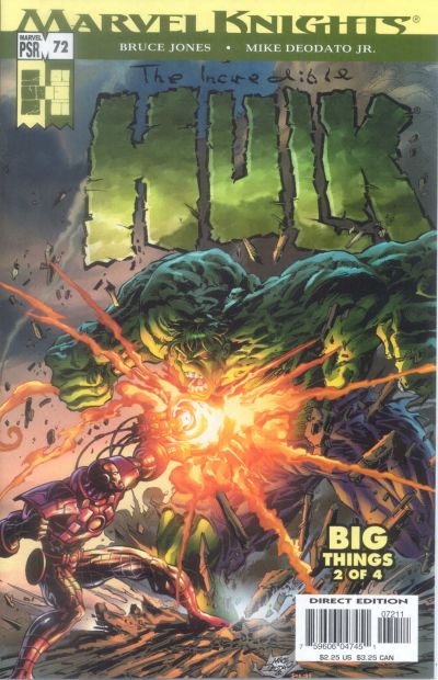 Cover for Incredible Hulk (Marvel, 2000 series) #72 [Direct Edition]