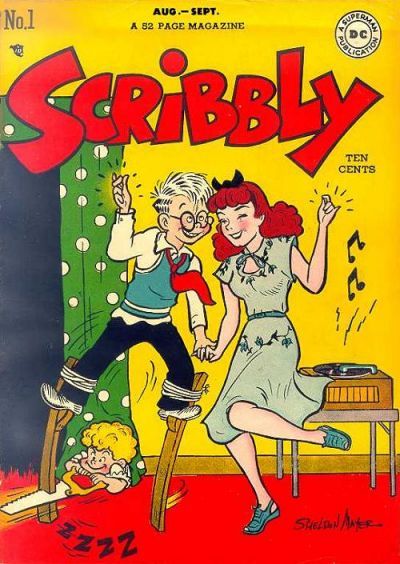 Cover for Scribbly (DC, 1948 series) #1