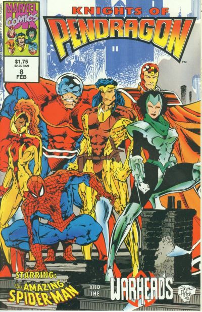 Cover for Knights of Pendragon (Marvel, 1992 series) #8