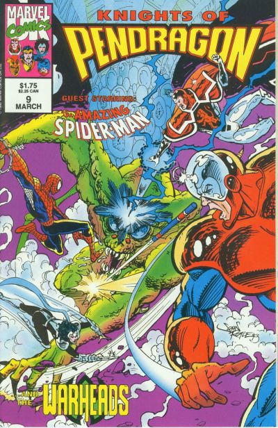 Cover for Knights of Pendragon (Marvel, 1992 series) #9