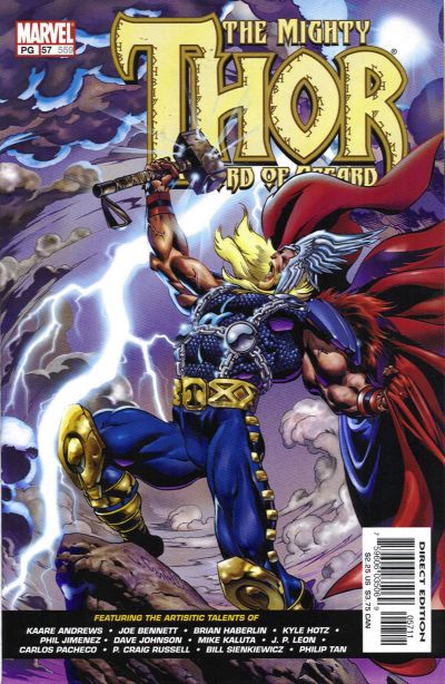 Cover for Thor (Marvel, 1998 series) #57 (559)