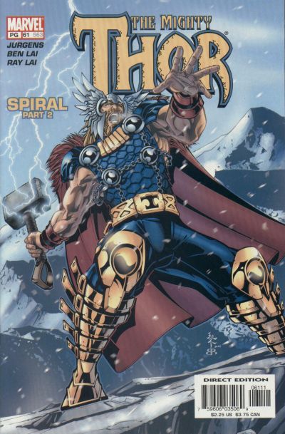 Cover for Thor (Marvel, 1998 series) #61 (563)